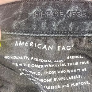 Faded Black American Eagle Jeans